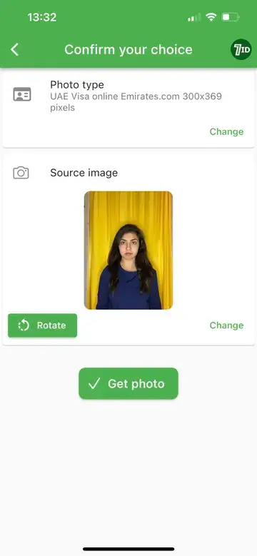 7ID: AÜE Visa Photo Maker