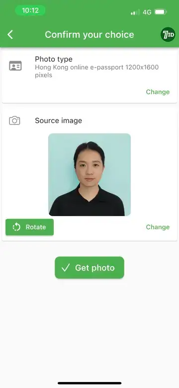 7ID: Hong Kong Passport Photo Requirements