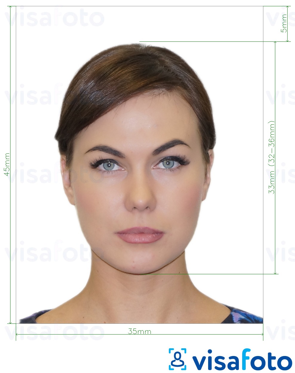  Vene fänn ID  pikslit fotonäidis koos täpse infoga mõõtude kohta.